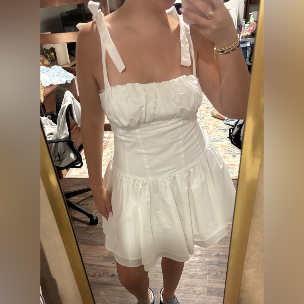 Mable White Dress